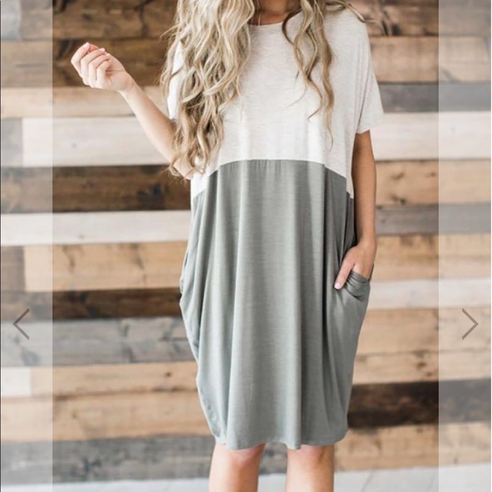 ROOLEE Oversized Color Block Dress